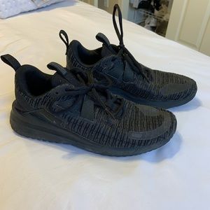 Black Nike running shoes!